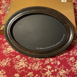 Bible Verse Chalkboard Tray